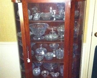 Curio cabinet, crystal