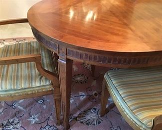 Heritage Dining Room Set With 6 Chairs