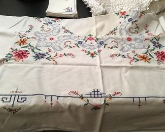 Tablecloth Card Table Size 6 Napkins