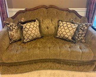 Aico by Michael Amini Villa Valencia Tufted loveseat 