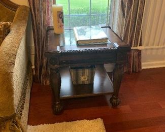 Wood end table 