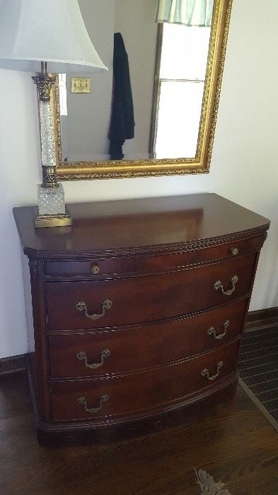 great side cabinet three drawer with pull out 