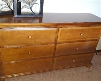 Six drawer chest of drawers