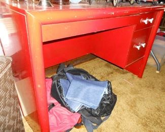 Red desk