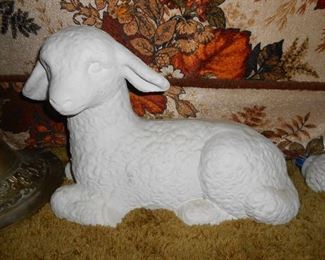 Cast iron lamb....