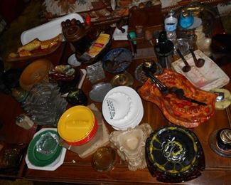 ashtrays and ashtrays.....