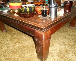 heavy coffee table....