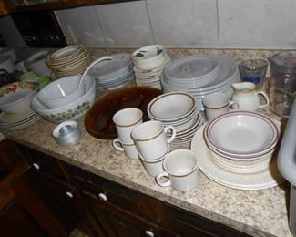 more dishes......