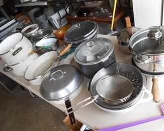 more pots and pans......