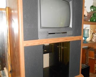 cabinet and tv.....
