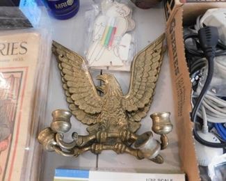 Brass Eagle Candle Holders 