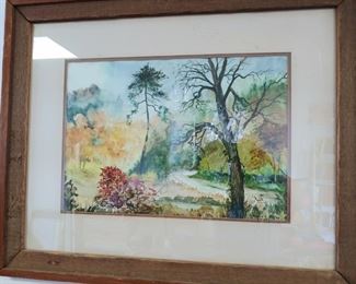 Mildred R. Spence Watercolor(Shreveport, La.)
