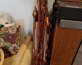 Carved Walking Sticks