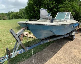 16 foot VIP Tri-hull boat and trailer with walk thru windshield. 70 HP Johnson outboard.
MAKE US AN OFFER!