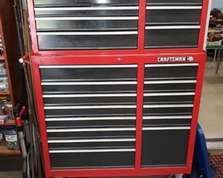 Craftsman tool chest on castors 