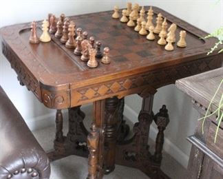 eastlake style chess table
