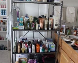 toiletries- shampoo and more
