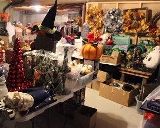 huge collection of holiday decor- grandinrood and frontgate (mostly): Christmas, Halloween, Thanksgiving, Easter, Saint Patrick's Day, Mardi Gras and more