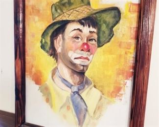 Measurement: 20" x 26" (frame), 18" x 24" (painting)