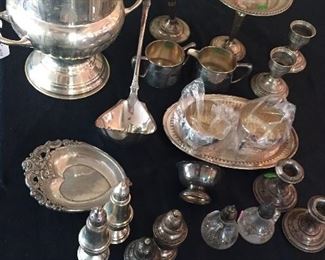 Sterling Silver Pieces & Silver Plated Items