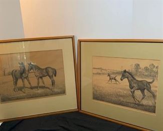 Framed Horse Prints      https://ctbids.com/#!/description/share/177976