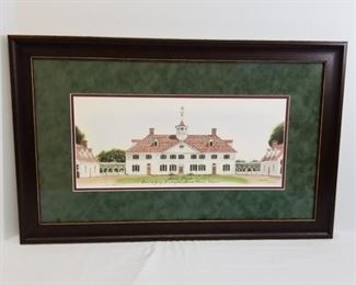 Mount Vernon Print Signed and Numbered https://ctbids.com/#!/description/share/178005