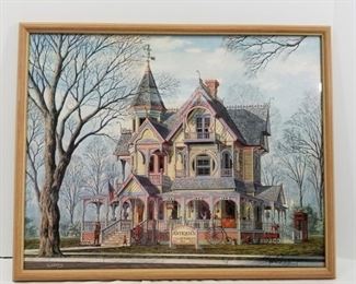 Randy Souders Framed Art Print Signed Vintage     https://ctbids.com/#!/description/share/178025