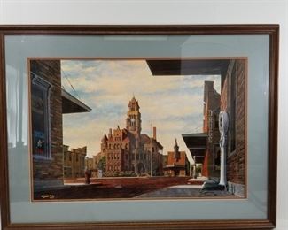 Randy Souders Limited Edition art print framed and signed 1983      https://ctbids.com/#!/description/share/178015