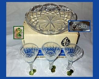 Ceskci and Waterford Crystal