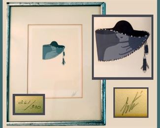 Signed and Numbered Erte with COA