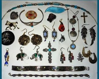 Lots of Sterling and Good Costume Jewelry 