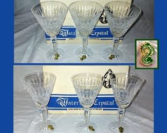 2 Sets of Waterford Stemware, Brand New in Original Boxes. Each set is a set of 6-showing 3 each