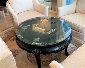 Asian table and Bar Chairs