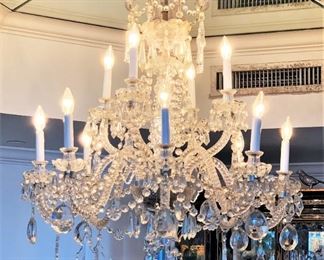 Large Crystal Chandelier