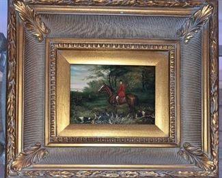 Oil on Porcelain Painting