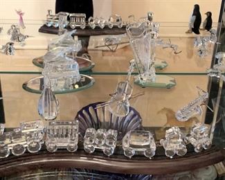Swarovski Train Set and Musical Instruments