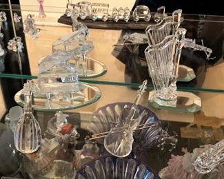 Swarovski Harp, Violin, Saxophone, Grand Piano
