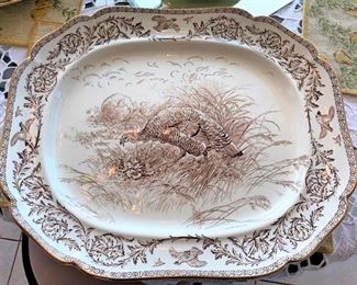 Large English Turkey Platter
