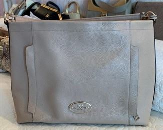 Coach Leather Tote Bag