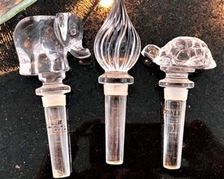 Towle Crystal Stoppers