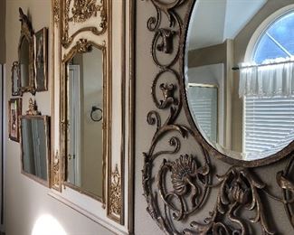 Neiman Marcus and antique mirrors