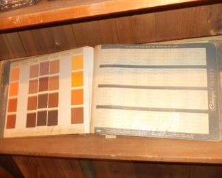 vintage Colorizer paint sample book