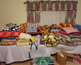 Quilts, afghans, tablecloths and more!