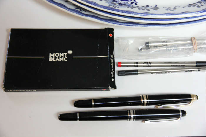 We have several Montblanc pens in the sale