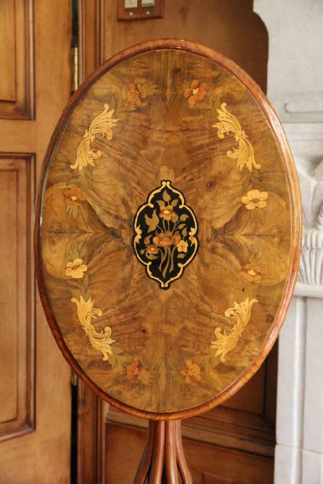 Detail of c.1860 Scottish table, purchased in Edinburgh
