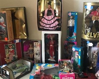 Assortment of Barbie dolls 