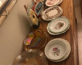 Plates and decanters