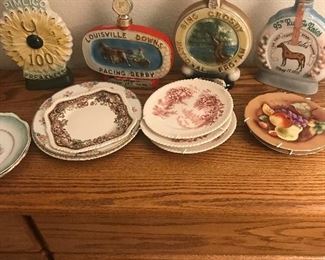 Plates and decanters 