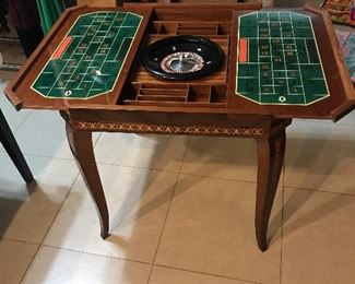 Roulette table
Card table
Chess
And more all in one table. 