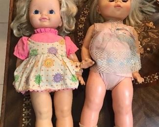 Chatty Kathy doll
Baby first steps doll